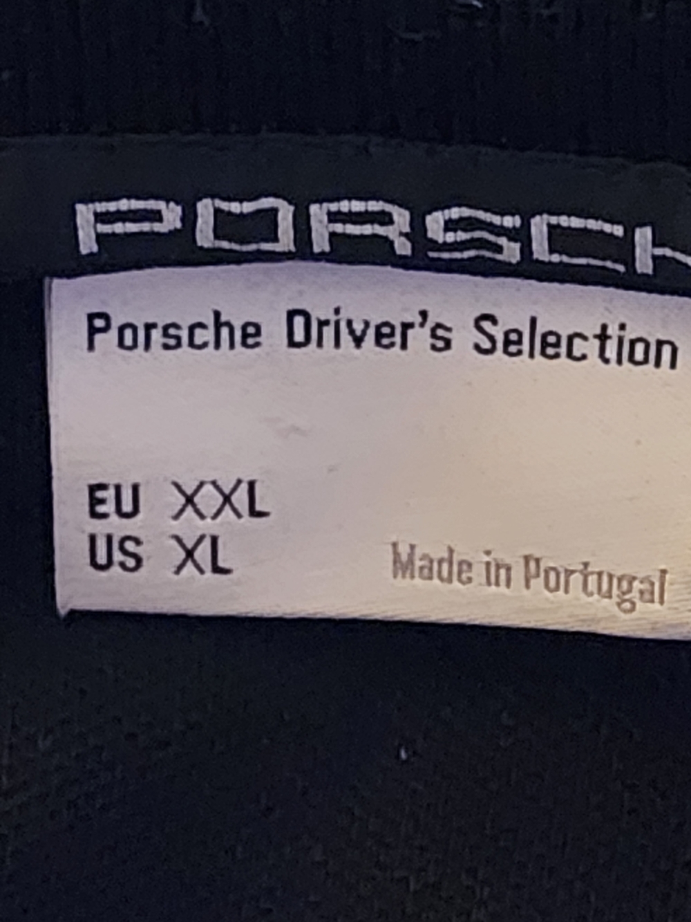 Porsche Design Black Polo with Yellow-Red Crest - Picture 3 of 7